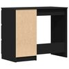 vidaXL Desk Black 90x45x76 cm Engineered Wood