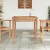 vidaXL Garden Dining Table 80x80x80 cm Solid Teak Wood