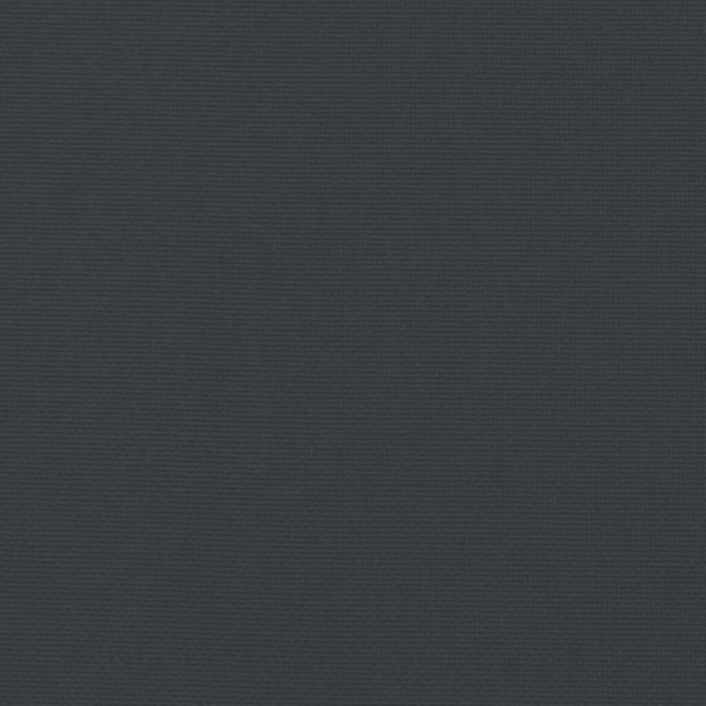vidaXL Garden Bench Cushion Black 120x(50+50)x7cm Oxford Fabric