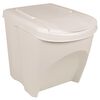 vidaXL Stackable Garbage Bin Boxes 3 pcs White 75 L Polypropylene