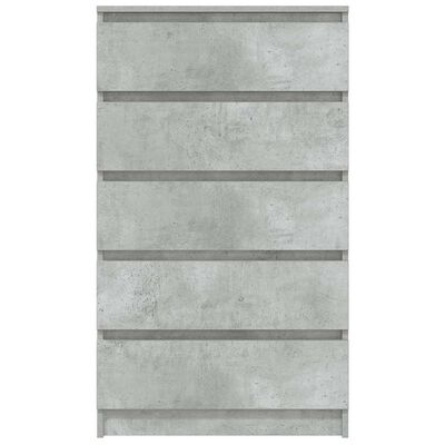 vidaXL Drawer Cabinet Concrete Grey 60x36x103 cm Engineered Wood, concrete grey vidaXL Drawer Cabinet Concrete Grey 60x36x103 cm Engineered Wood