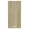 vidaXL Hanging Cabinet Sonoma Oak 29.5x31x60 cm Engineered Wood