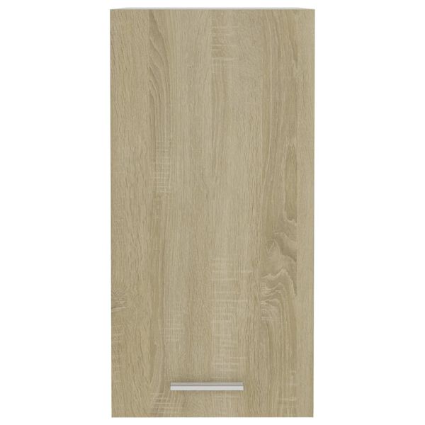vidaXL Hanging Cabinet Sonoma Oak 29.5x31x60 cm Engineered Wood