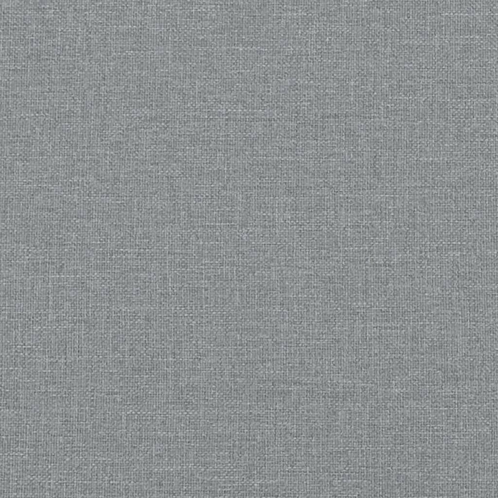 vidaXL Floor Sofa Bed 2-in-1 Light Grey 112x174x55 cm Fabric