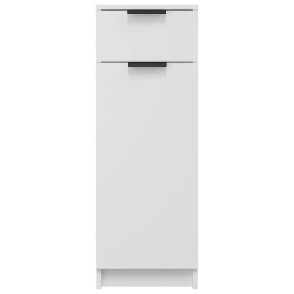 vidaXL Bathroom Cabinet White 32x33.5x90 cm Engineered Wood