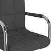 vidaXL Dining Chair Dark Grey Fabric
