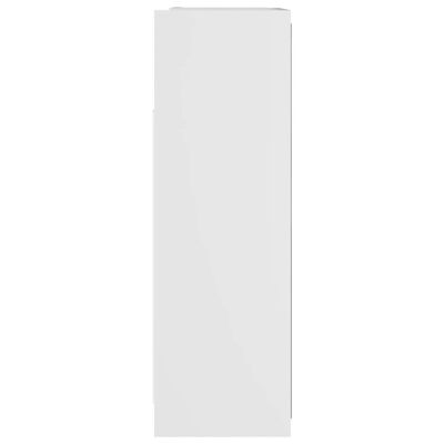 vidaXL Bathroom Mirror Cabinet White 62.5x20.5x64 cm Engineered Wood