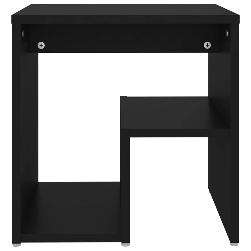 vidaXL Bed Cabinet Black 40x30x40 cm Engineered Wood