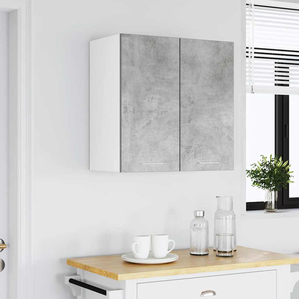 vidaXL Hanging Cabinet Concrete Grey 60x31x60 cm Engineered Wood