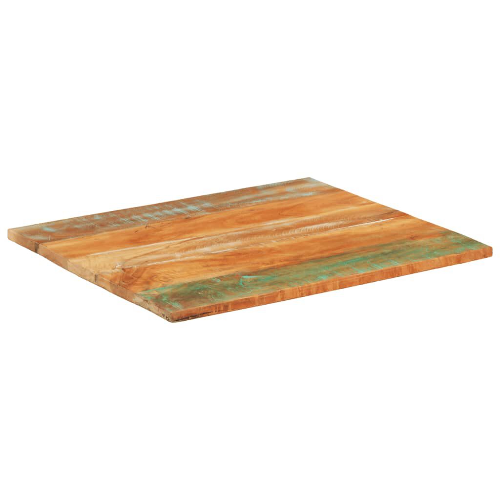 vidaXL Rectangular Table Top 70x80 cm 25-27 mm Solid Reclaimed Wood