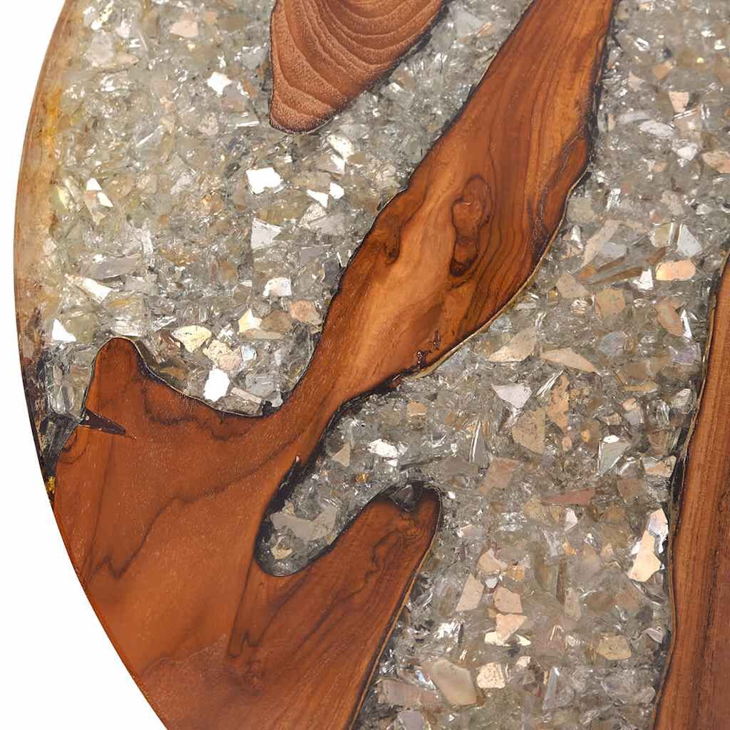 vidaXL Coffee Table Teak Resin 60 cm