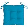 vidaXL Pallet Cushions 2pcs Light Blue 50x50x7 cm Oxford Fabric