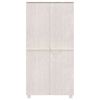 vidaXL Wardrobe HAMAR White 89x50x180 cm Solid Wood Pine