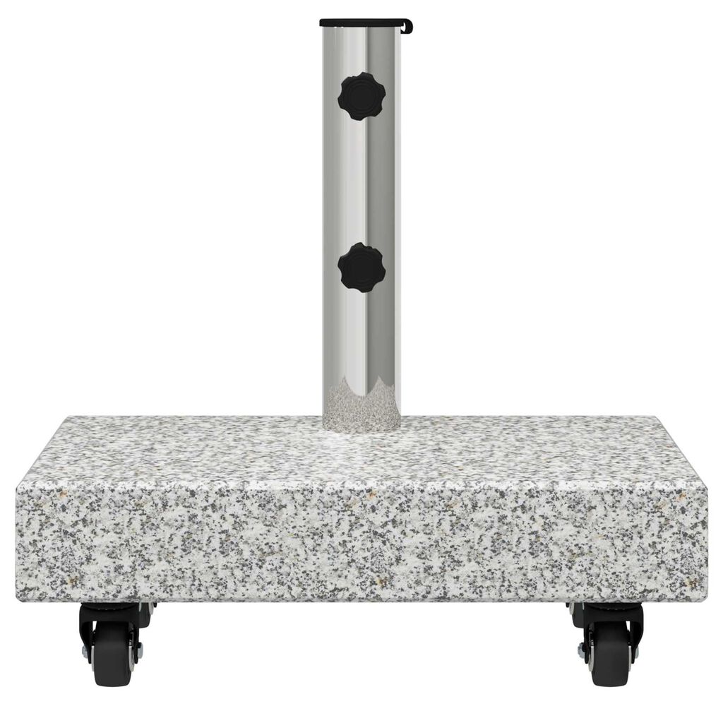 vidaXL Umbrella Base Light Grey 45x25x8.3 cm Granite