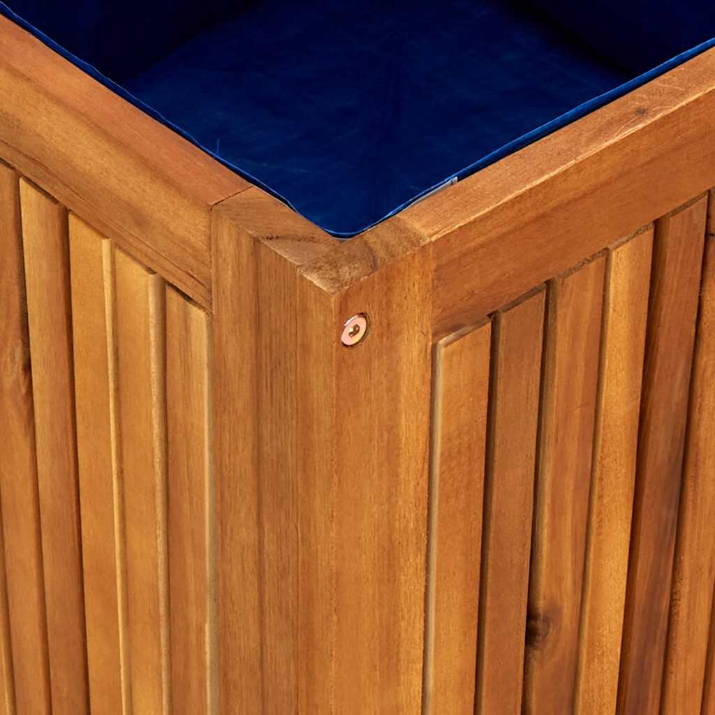 vidaXL Garden Storage Box 75x75x58 cm Solid Acacia Wood