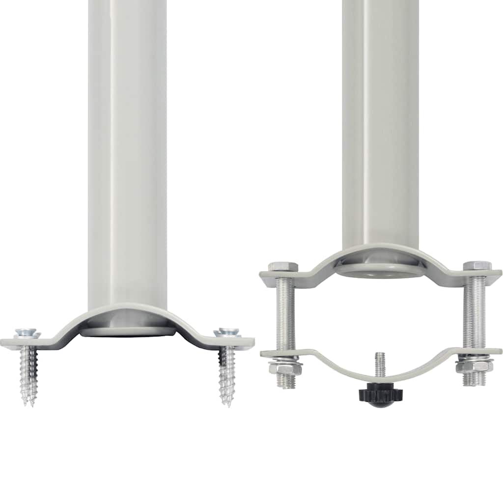 vidaXL Patio Retractable Side Awning 80x300 cm Grey