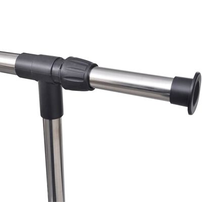 vidaXL Adjustable Clothes Rack 4 Castors 1 Hanging Rail,  vidaXL Adjustable Clothes Rack 4 Castors 1 Hanging Rail