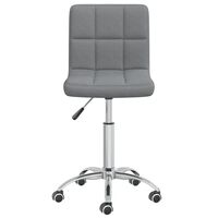 vidaXL Swivel Dining Chair Light Grey Fabric, light grey vidaXL Swivel Dining Chair Light Grey Fabric