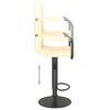 vidaXL Bar Stools 2 pcs Cream Velvet