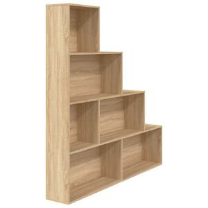 vidaXL Book Cabinet/Room Divider Sonoma Oak 155x24x160 cm