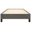 vidaXL Bed Frame without Mattress Dark Grey 92x187 cm Single Velvet