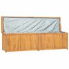 vidaXL Garden Box 200x50x55 cm Solid Wood Teak
