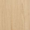 vidaXL Vinyl Storage Box Sonoma Oak 71x34x36 cm Engineered Wood