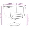 vidaXL Bar Chairs 2 pcs White Faux Leather