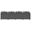 vidaXL Raised Bed 160x40x38 cm Polypropylene
