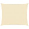 vidaXL Sunshade Sail 160 g/m&sup2; Cream 2,5x3 m HDPE