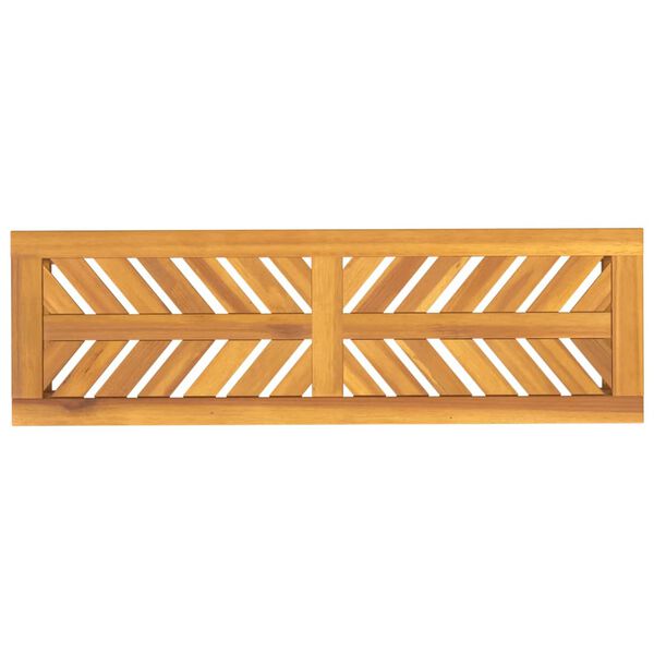 vidaXL Garden Bench 110 cm Solid Wood Acacia