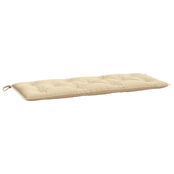 vidaXL Garden Bench Cushions 2 pcs Beige 120x50x7 cm Oxford Fabric
