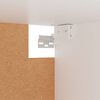 vidaXL Wardrobe White 100x32.5x35 cm Engineered Wood