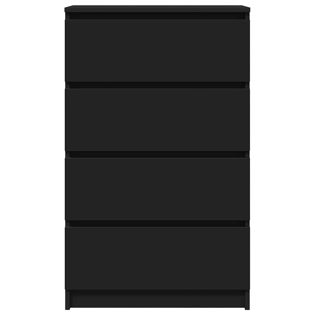 vidaXL Sideboard Black 60x35x98.5 cm Engineered Wood