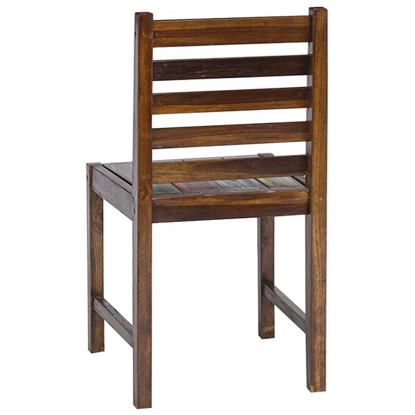 vidaXL Dining Chairs 2 pcs Solid Reclaimed Wood