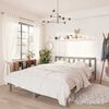 vidaXL Bed Frame without Mattress Grey Solid Wood 160x200 cm