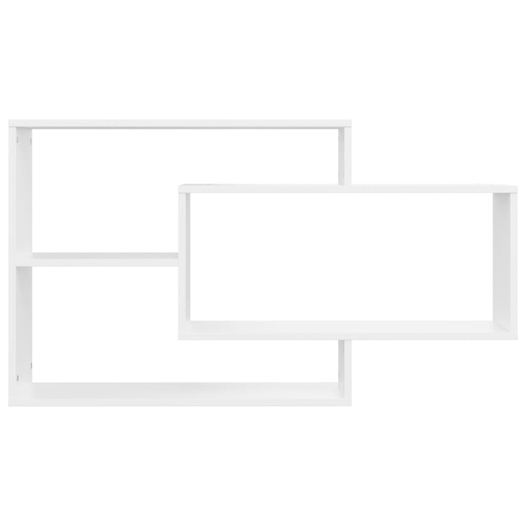 vidaXL Wall Shelf White 104x20x58.5 cm Engineered Wood