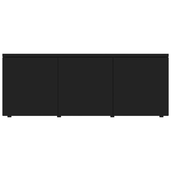 vidaXL TV Cabinet Black 80x34x30 cm Engineered Wood