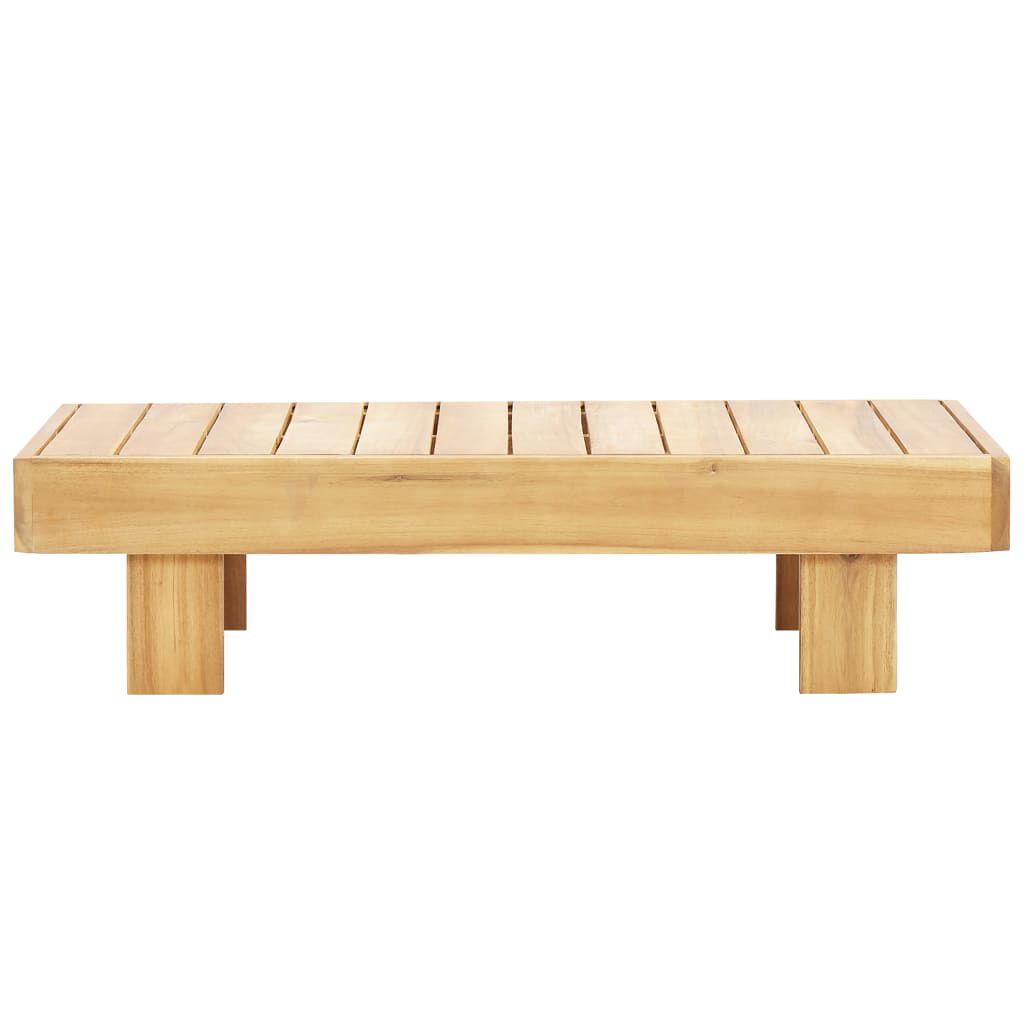 vidaXL Coffee Table 100x60x25 cm Solid Acacia Wood