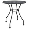 vidaXL Garden Table | Anthracite | Expanded Metal Mesh | Medium | Durable
