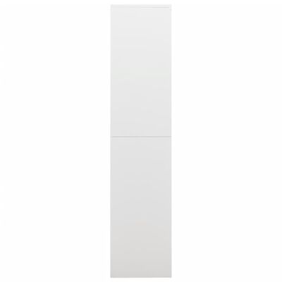 vidaXL Locker Cabinet White 90x40x180 cm Steel, white vidaXL Locker Cabinet White 90x40x180 cm Steel