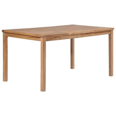 vidaXL Garden Table 150x90x77 cm Solid Teak Wood,  vidaXL Garden Table 150x90x77 cm Solid Teak Wood
