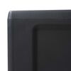 vidaXL Garden Storage Cabinet with 1 Shelf Black and Grey