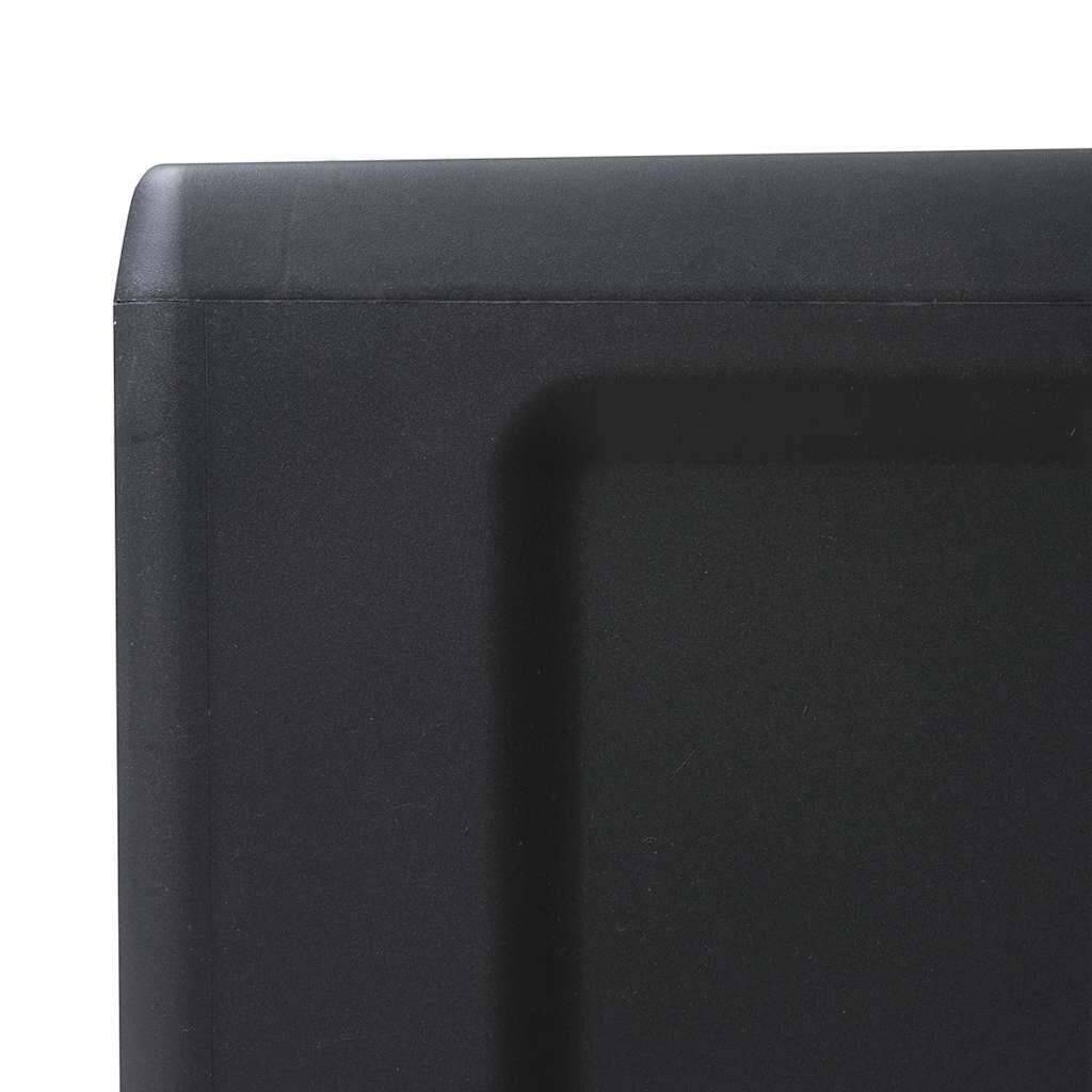 vidaXL Garden Storage Cabinet with 1 Shelf Black and Grey