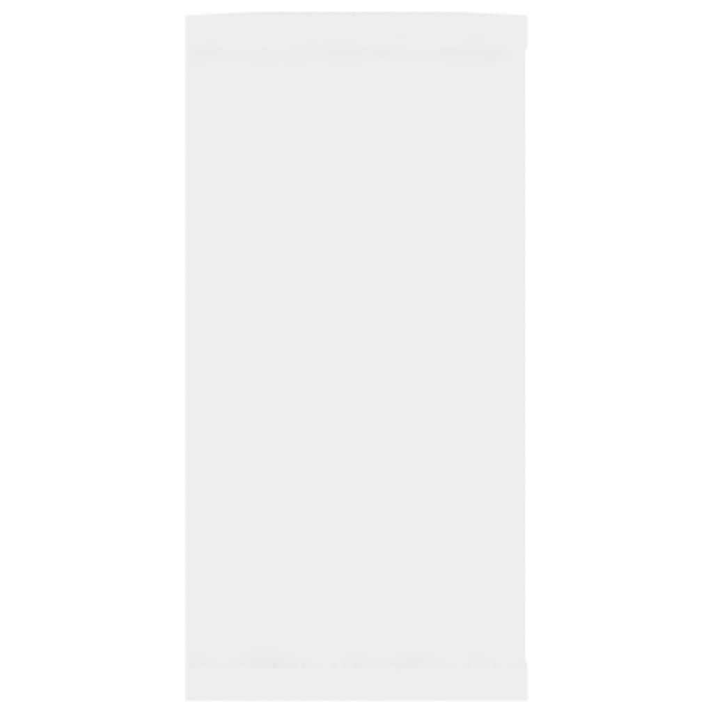 vidaXL Wall Cube Shelf 2 pcs White 100x15x30 cm Engineered Wood