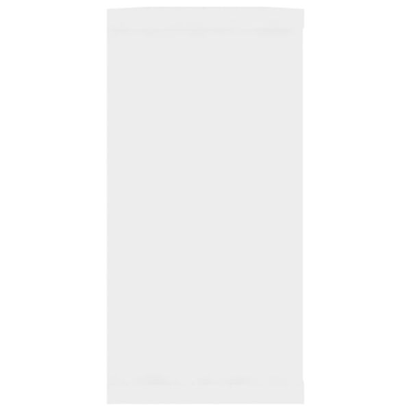 vidaXL Wall Cube Shelf 2 pcs White 100x15x30 cm Engineered Wood
