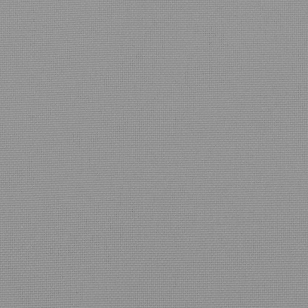 vidaXL Garden Bench Cushion Grey 100x(50+50)x7cm Oxford Fabric