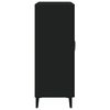 vidaXL Sideboard Black 69.5x34x90 cm Engineered Wood