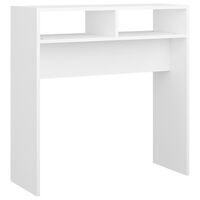 vidaXL Console Table White 78x30x80 cm Engineered Wood, white vidaXL Console Table White 78x30x80 cm Engineered Wood