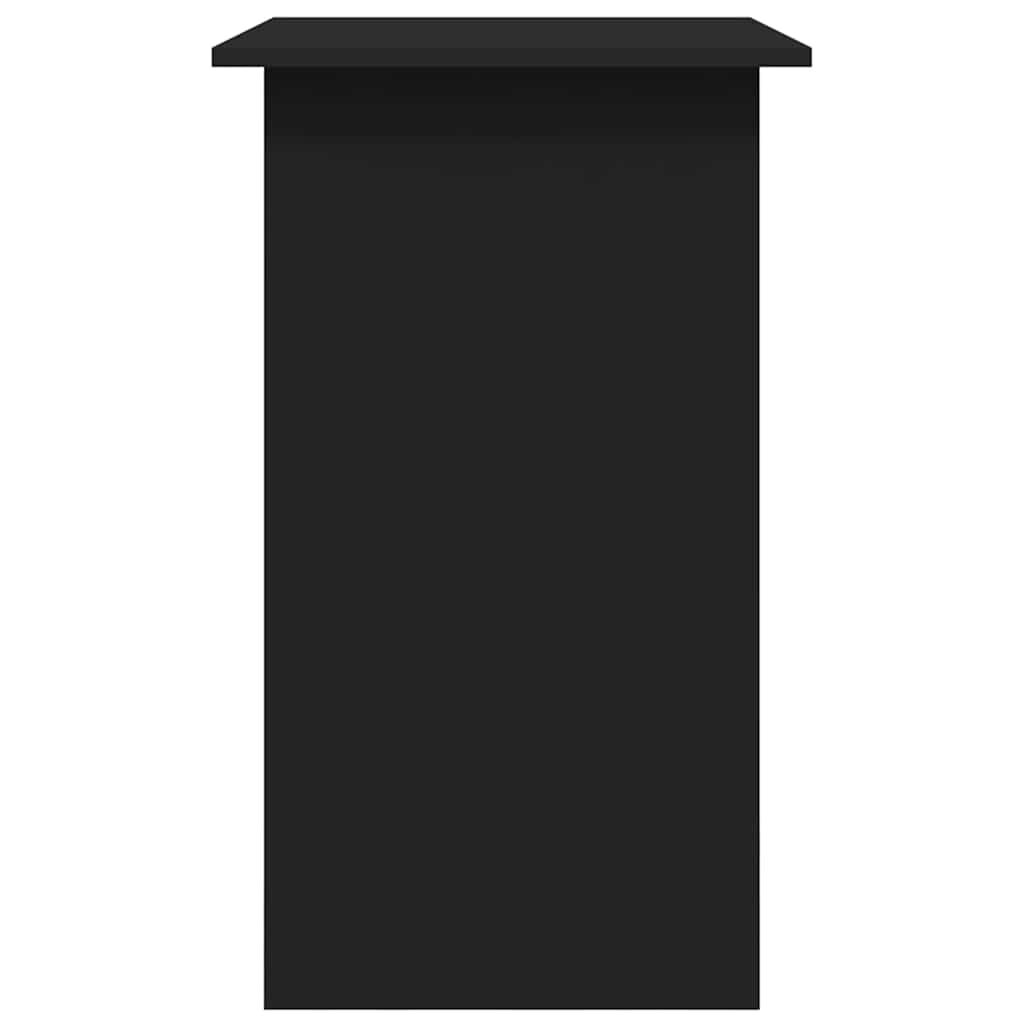 vidaXL Desk Black 80x45x74 cm Engineered Wood